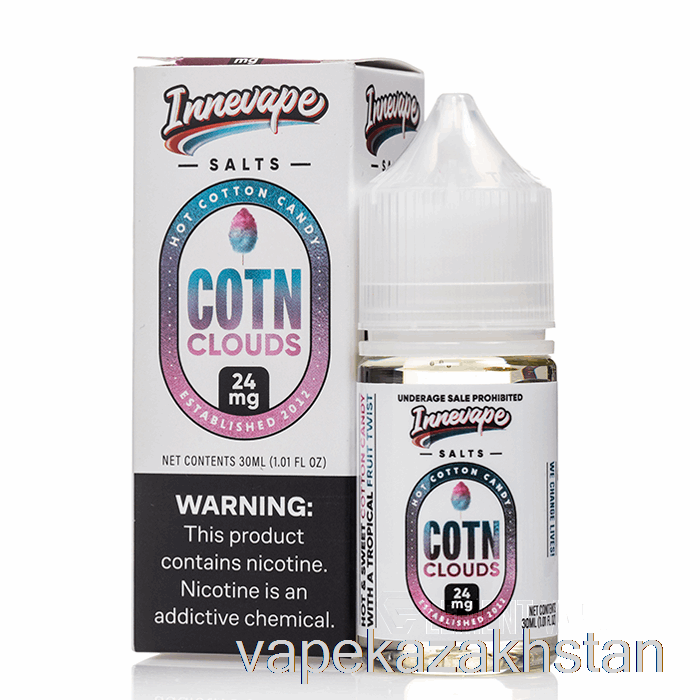 Vape Kazakhstan COTN Clouds SALTS - Innevape E-Liquids - 30mL 50mg